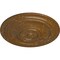 Ekena Millwork Traditional Ceiling Medallion (Canopies up to 8 1/4"), 31 1/2"OD x 2 1/2"P, Smokey Topaz Crackle CM31TRSTC - alternate 2